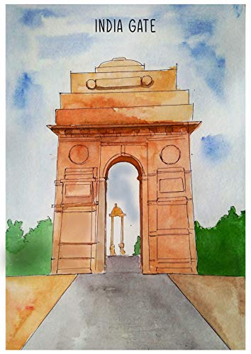 FlippAR Interactive, Augmented Reality, Delhi Themed, Postcards (10 Pack)