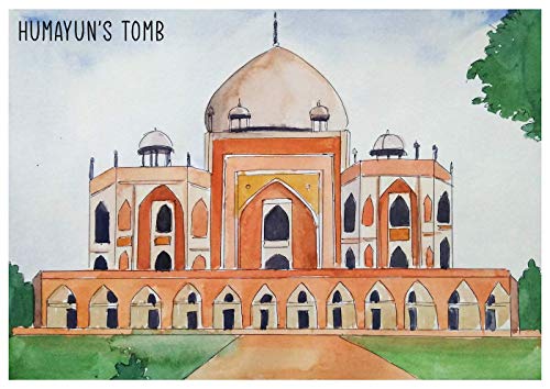 FlippAR Interactive, Augmented Reality, Delhi Themed, Postcards (10 Pack)