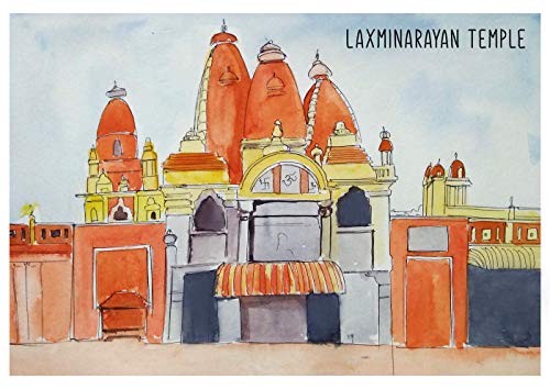 FlippAR Interactive, Augmented Reality, Delhi Themed, Postcards (10 Pack)