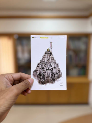 AR Postcards: Jain Temples of Sammed Shikharji, Palitana & Girnar – A Collaboration Between Lakeerein by Sakshi and FlippAR