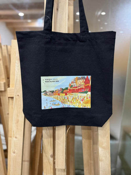 Maha Kumbh Tote Bag - AR enabled