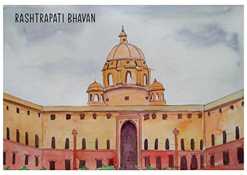 Update more than 176 rashtrapati bhavan sketch