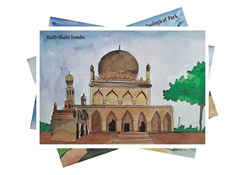 FlippAR Interactive, Augmented Reality, Telangana Themed, Postcards (pack of 8) Set 2