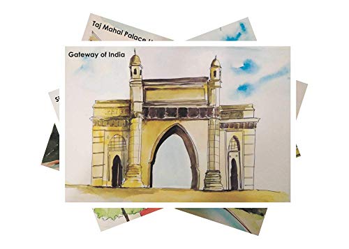 Postcards - Mumbai themed souvenirs in augmented reality (pack of 8)