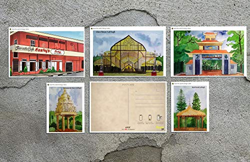 FlippAR Interactive, Augmented Reality, Bangalore Themed, Postcards (Pack of 5)