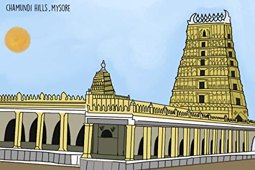 FlippAR Interactive, Augmented Reality, Mysore Themed, Postcards (7 Pack)