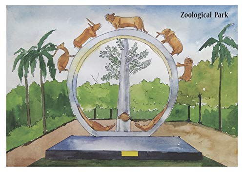 FlippAR Interactive, Augmented Reality, Telangana Themed, Postcards (pack of 8) Set 2