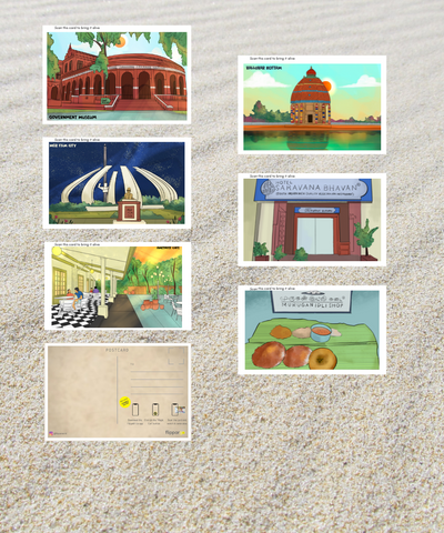 FlippAR Chennai postcards that comes alive in Augmented Reality